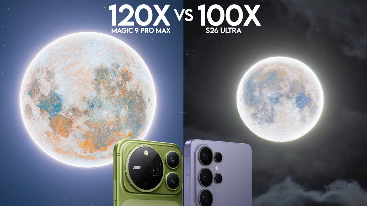 Honor Magic 9 Pro Max против Samsung S26 Ultra: сравнение и тест зума