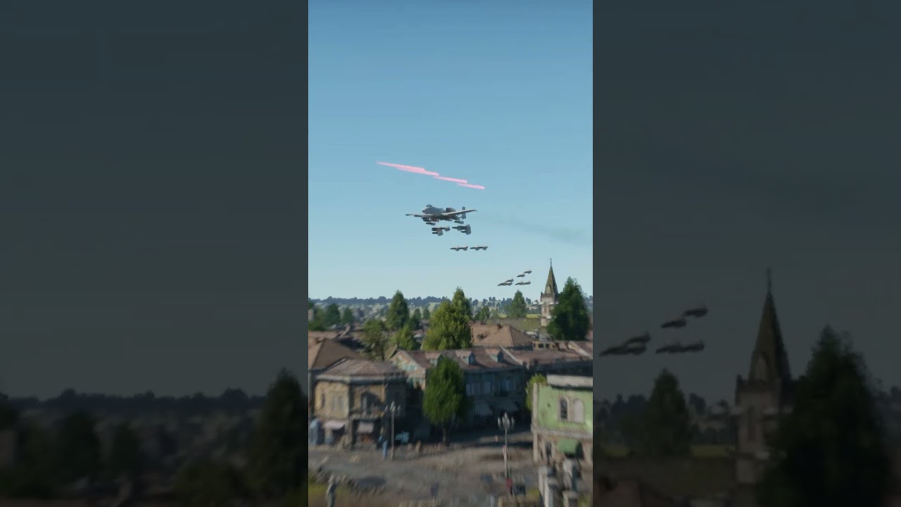 A-10 Warthog unleashes massive bomb payload drops