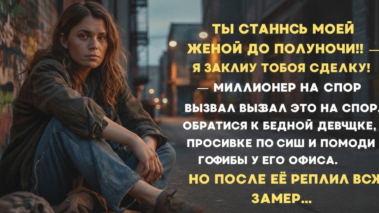 Миллионер на спор взял нищенку на бизнес сделку, но после её слов все гости в зале замерли...