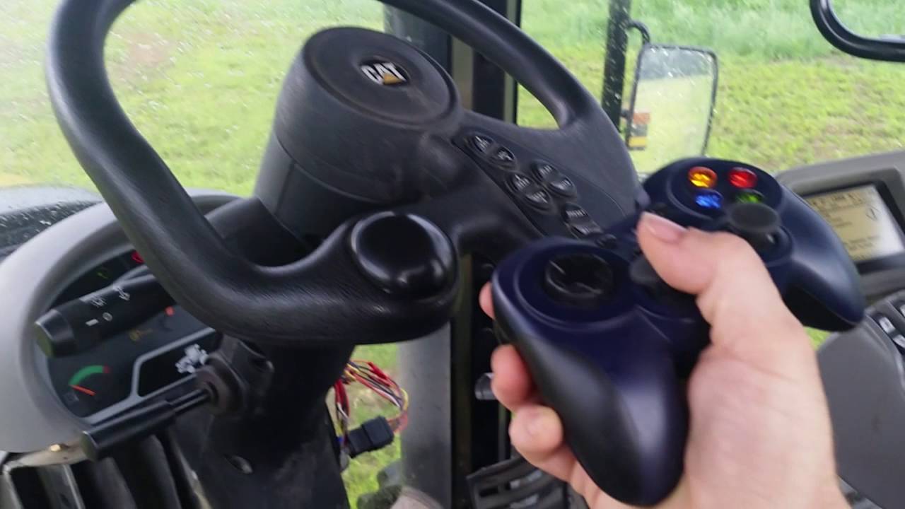Tractobot02:  joystick control