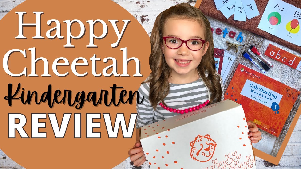 HAPPY CHEETAH READING Kindergarten REVIEW  | Homeschool Reading Curriculum | Sample Lesson