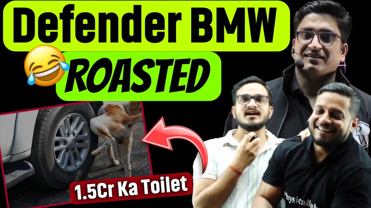 1.5CR ka Toilet 🌚 | BADLY ROASTED😱 | Defender Wale Se Race 🤣 | Rajwant Sir Roasted Pandy Sir Sir 