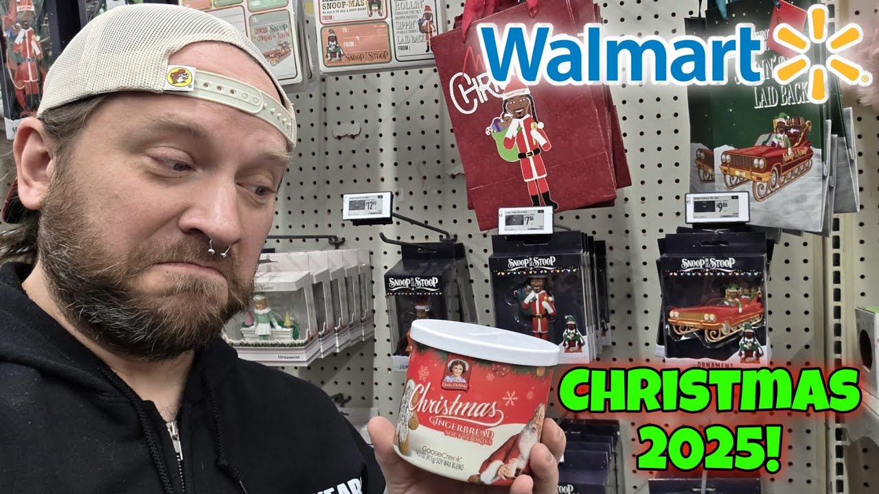 РОЖДЕСТВЕНСКИЕ СВЕЧИ И ПЛЮШЕВЫЕ ИГРУШКИ В WALMART - ЛАМБЕРТОН, НЬЮ-ДЖЕРСИ