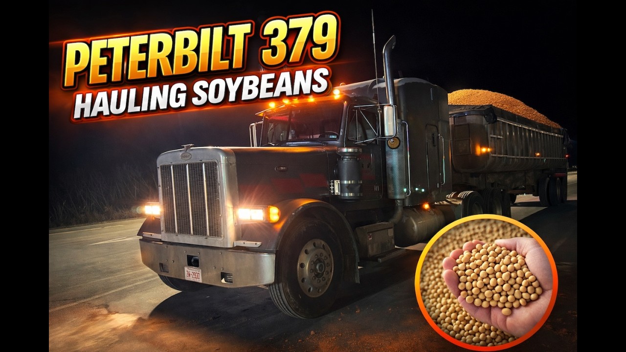 It's Profit Time For The Farm | Hauling Soybeans With A 1988 Peterbilt 379
