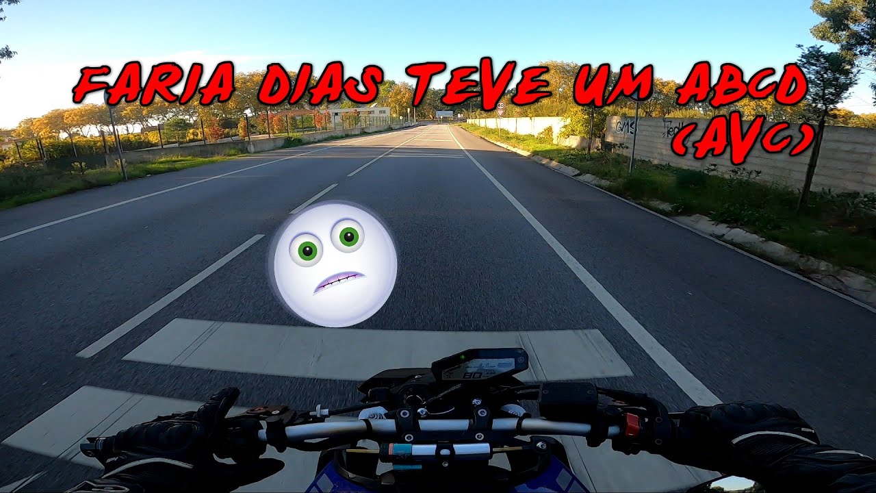 Faria Dias teve o abecedário todo 😱🏥😮#avc #motovlog #saude