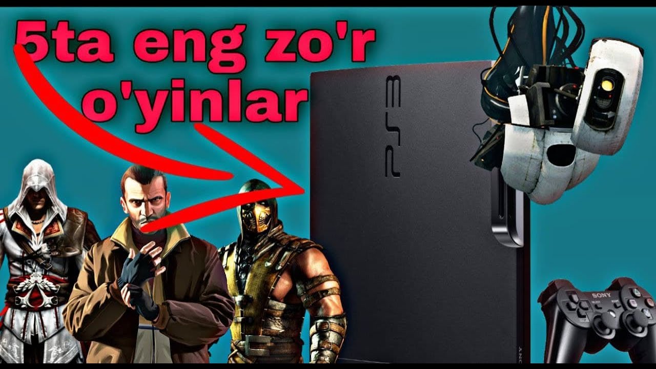 5TA ENG ZOR O'YINLAR PS3 UCHUN (1-QISM)