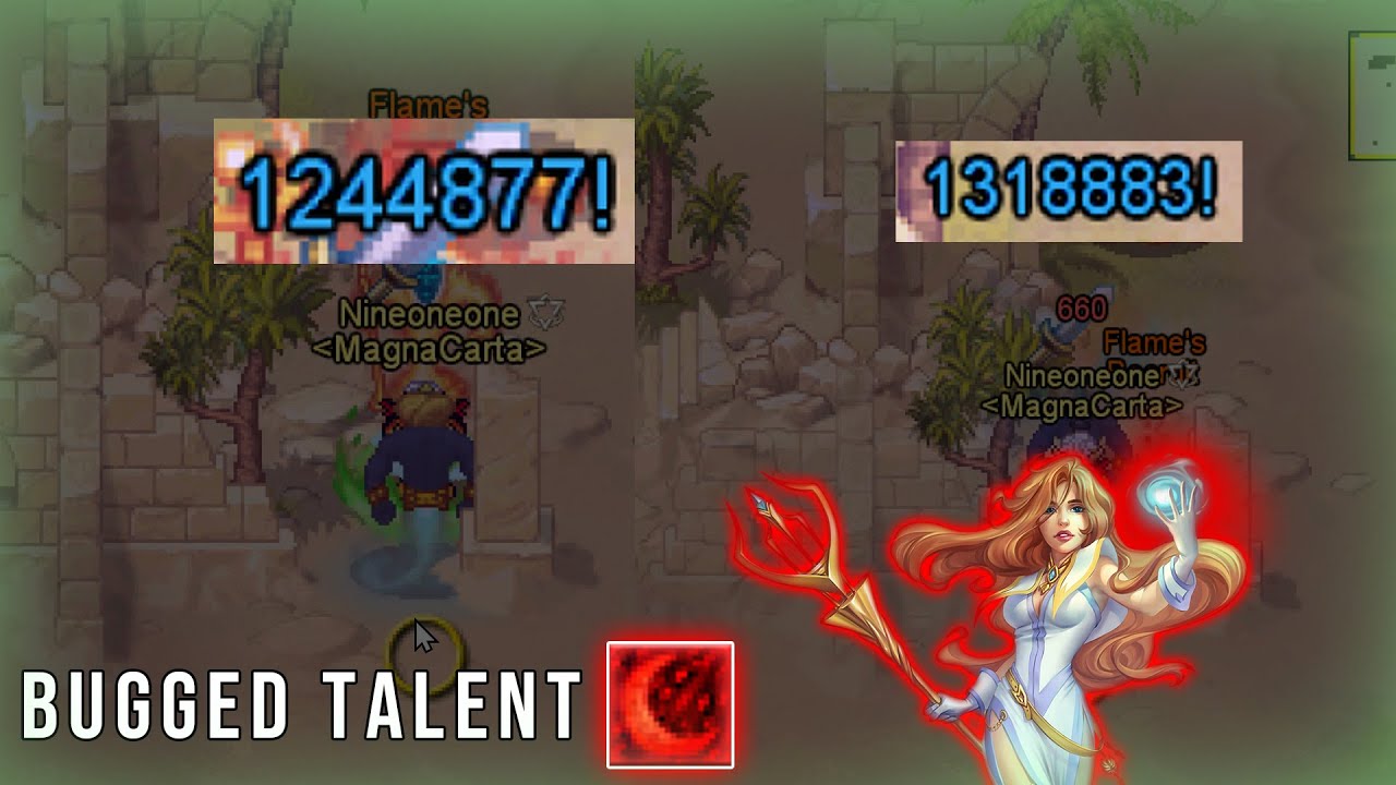 1 SKILL = 1M! DMG?! (Priest talent bug) - Warspear Online