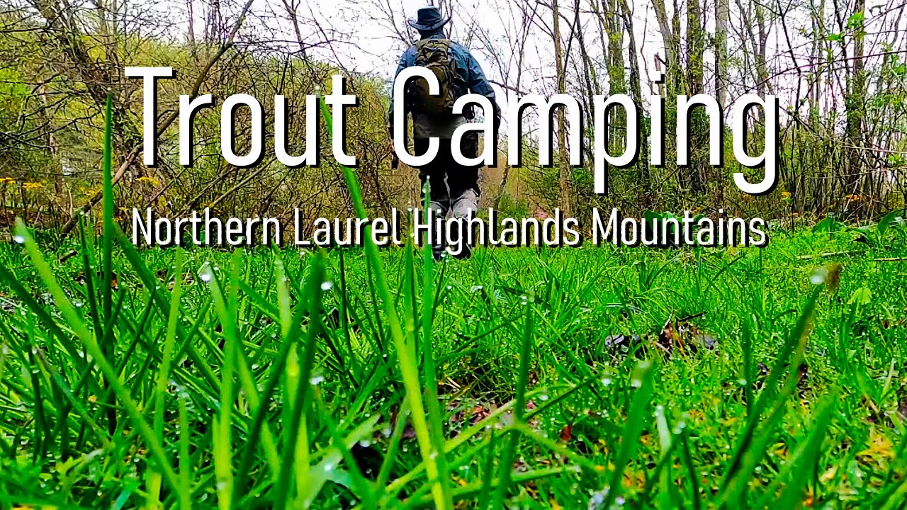 TROUT CAMPING & Fly Fishing |Northern Laurel Highlands Mountains| George Daniel  Euronymphing Set-Up