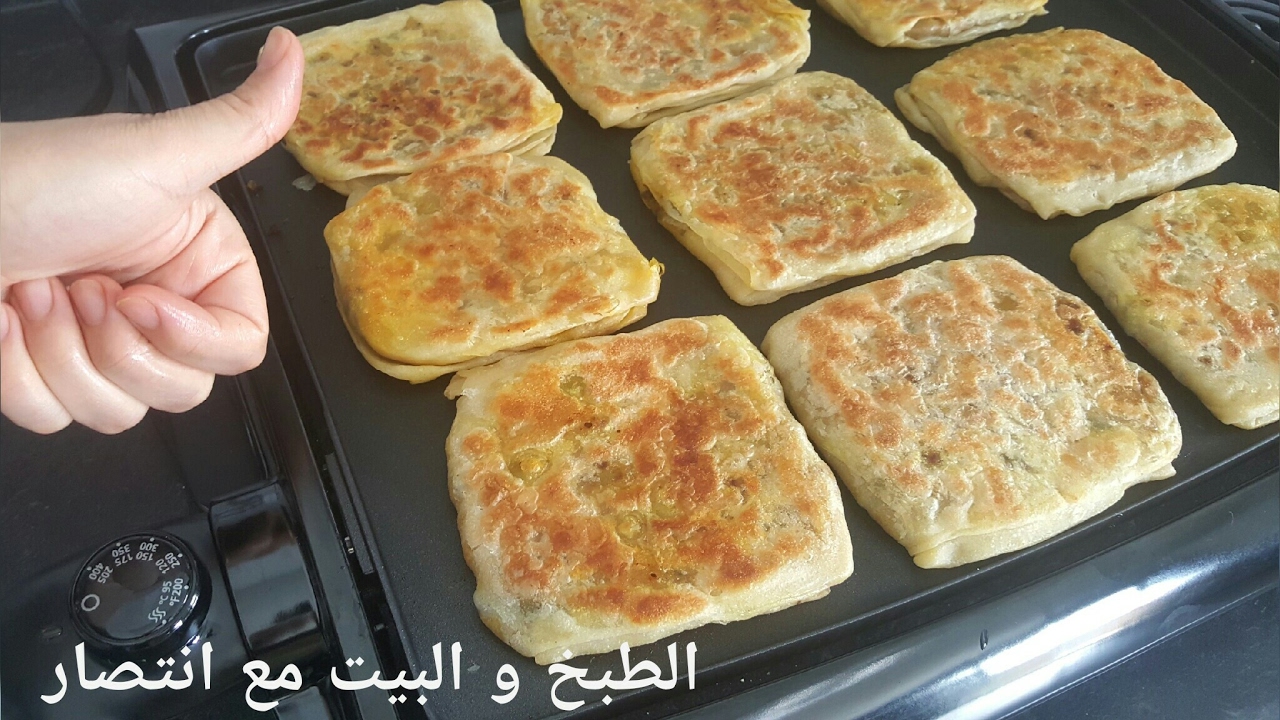 مسمن معمر كايجي مورق و مقرمش ضروري تجربوه 💕💕لذيذ جدا Msamen farcis
