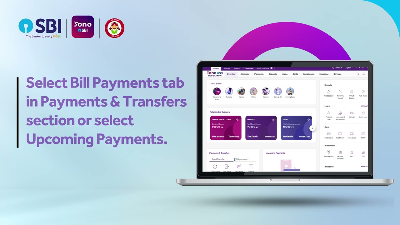 How To Auto-Pay Bills Through YONO Net-banking