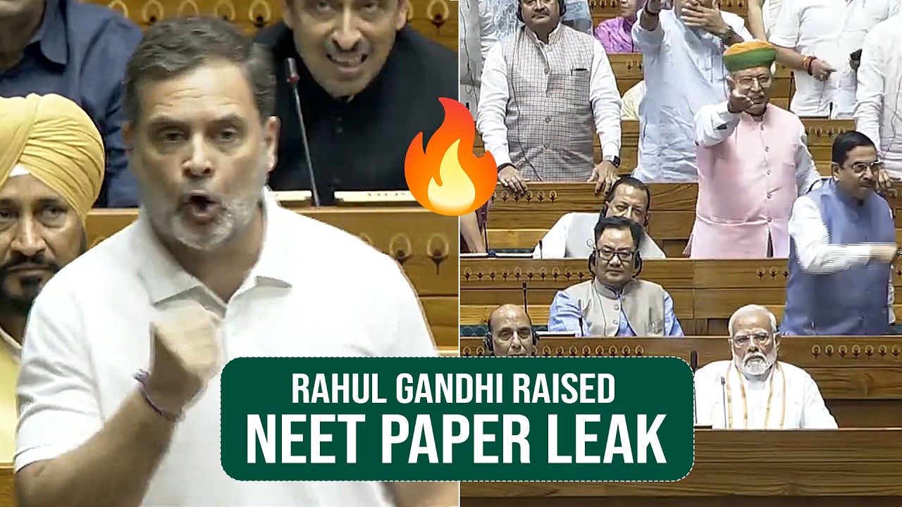 PM Modi Unexpected Reaction To Rahul Gandhi Raised Neet Paper Leak At Lok Sabha | BJP vs Congress