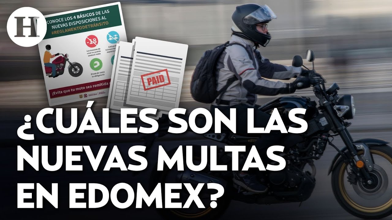 ¡Pruebas obligatorias! Nuevo reglamento vial endurece sanciones para motociclistas en EDOMEX