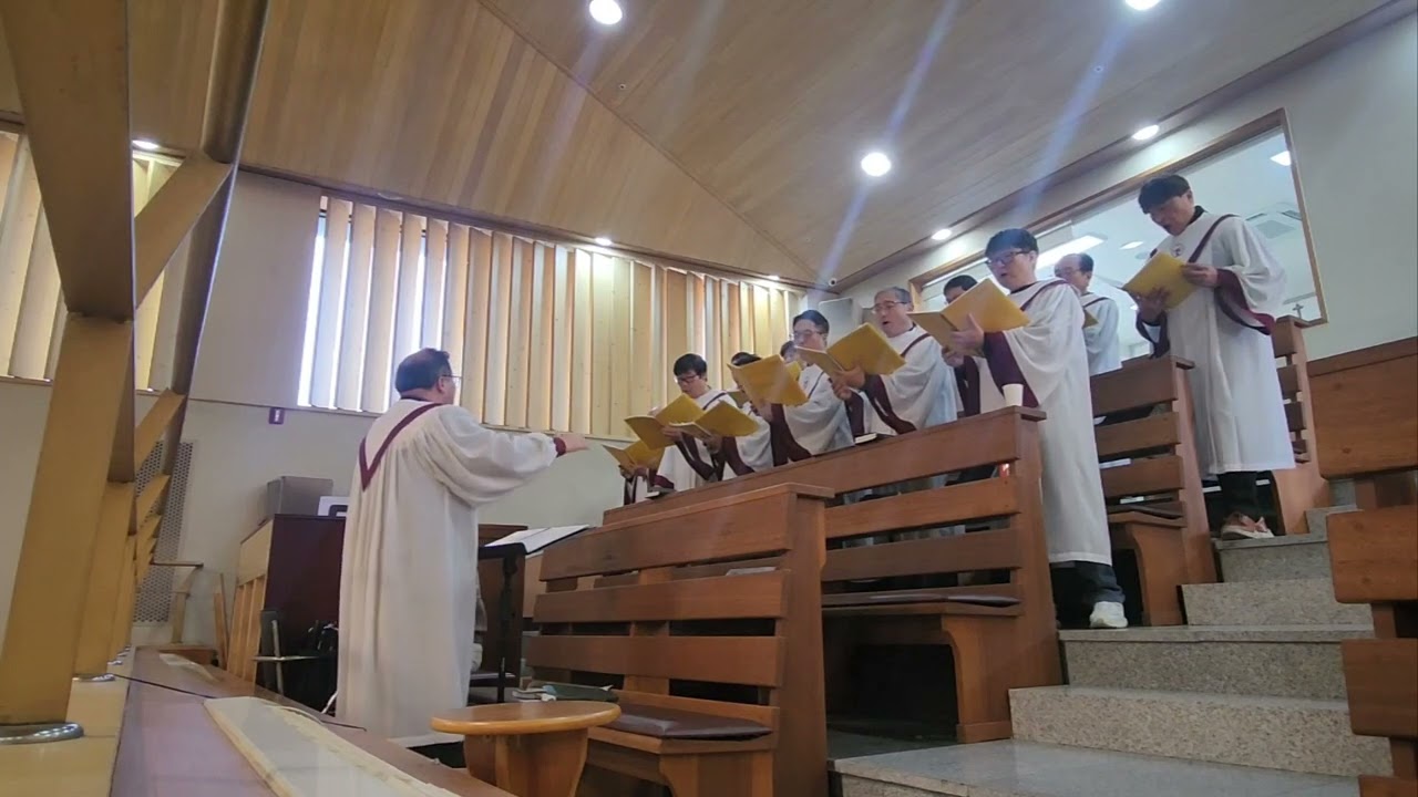 [솔모루성당 싹숨남성성가대]  성모송(Ave Maria) Fr. 임석수곡 - 2025년 1월1일  천주의 성모 마리아 대축일