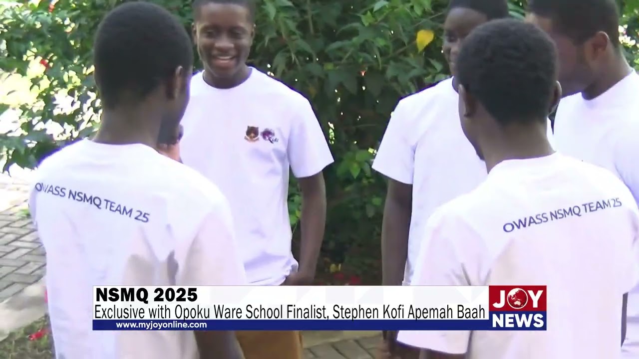 NSMQ 2025: Exclusive with Opoku Ware School Finalist, Stephen Kofi Apemah Baah.