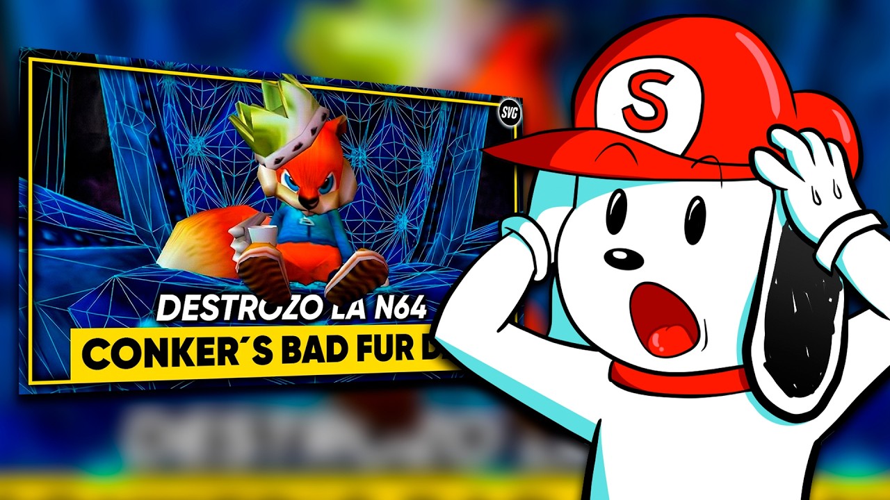 CONKER DESTROZO la NINTENDO 64