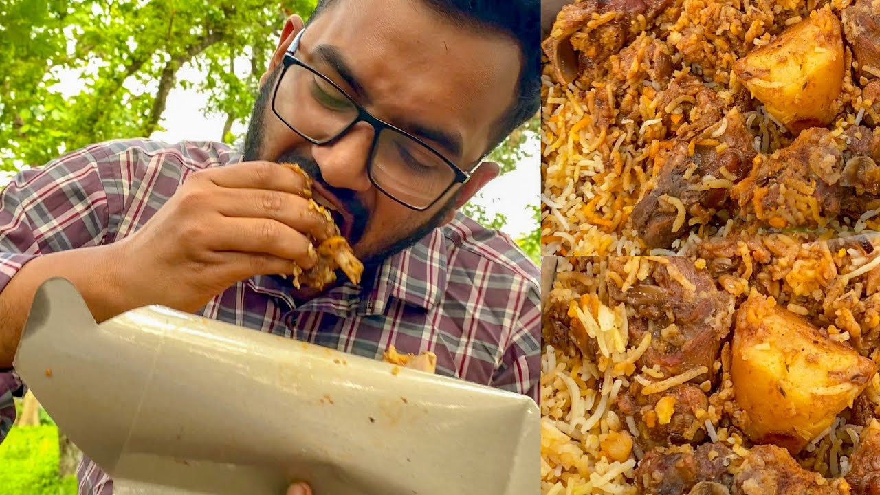 Eating Lunch(Mutton Kacchi Biryani) With Friends at Sultan's Dine*
