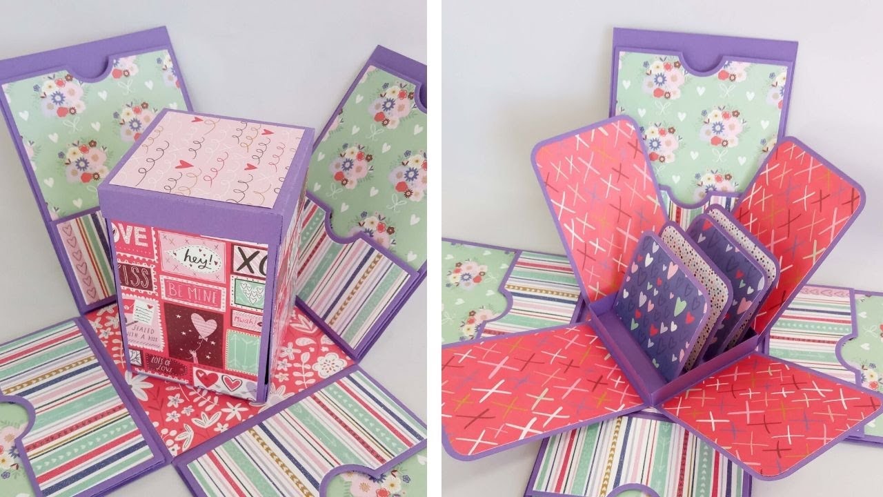 LIVE | Exploding Memory Box Dies | Simply Made Crafts