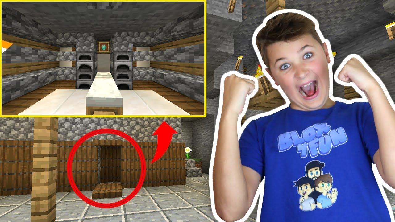 I MADE A SECRET ROOM IN MINECRAFT THAT SIMAS AND DAD COULD NOT GET IN WITHOUT DIEING!