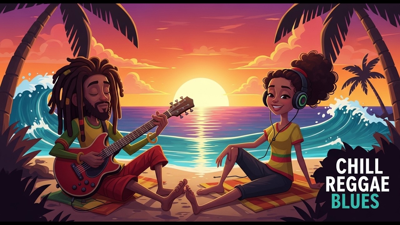 AI Reggae Blues Chill 🌴 Smooth Vibes & Tropical Relaxation #aireggae #reggaeblues #tropicalvibes