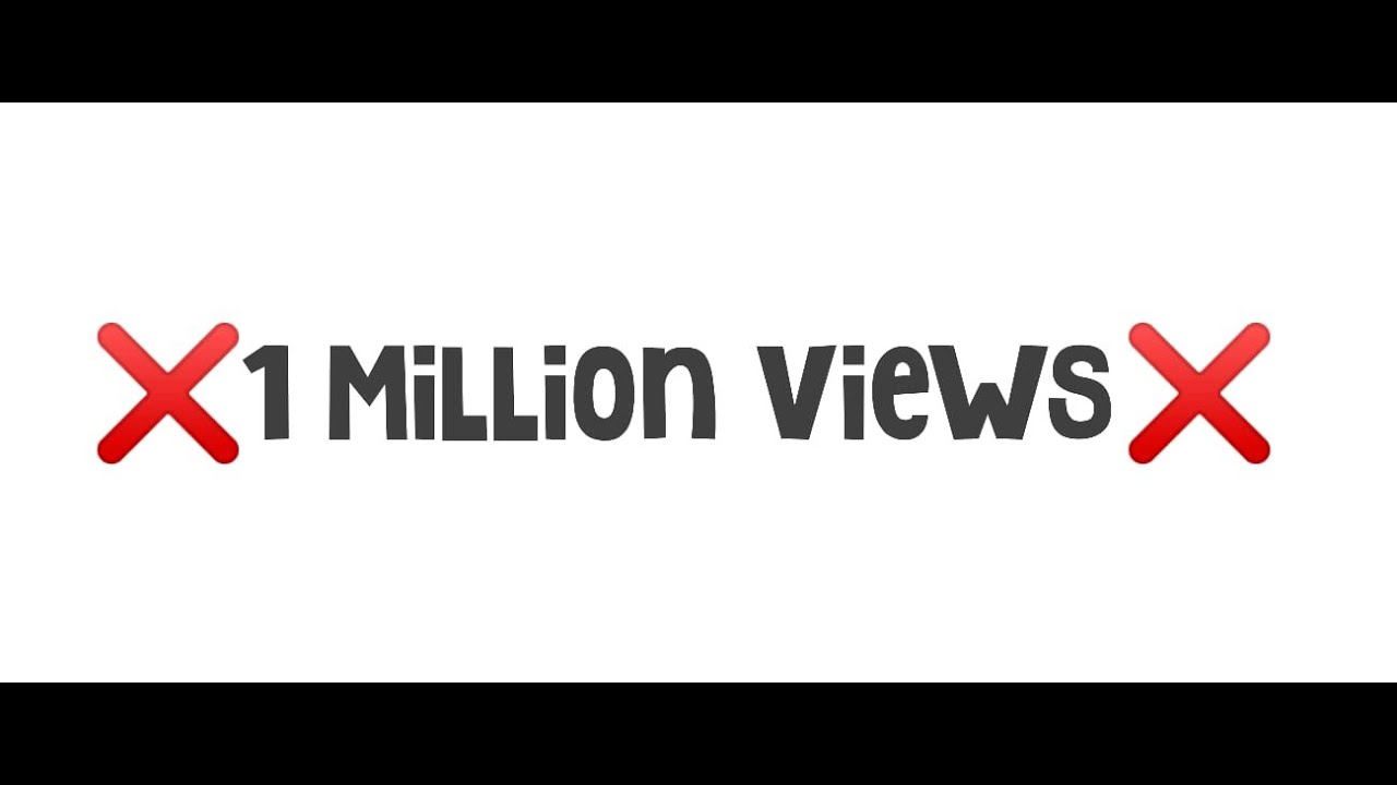 ❌ This Video WILL NOT reach 1 Million views ❌