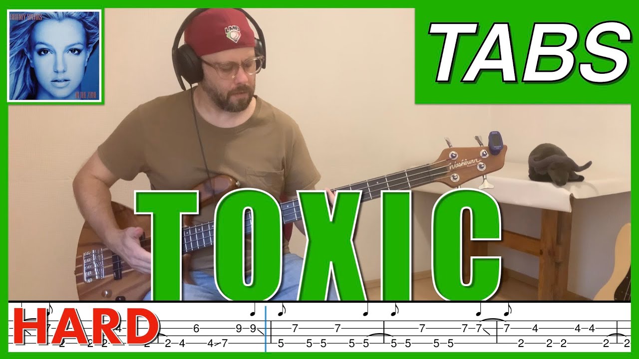 Toxic - Britney Spears @britneyspears bass tabs cover