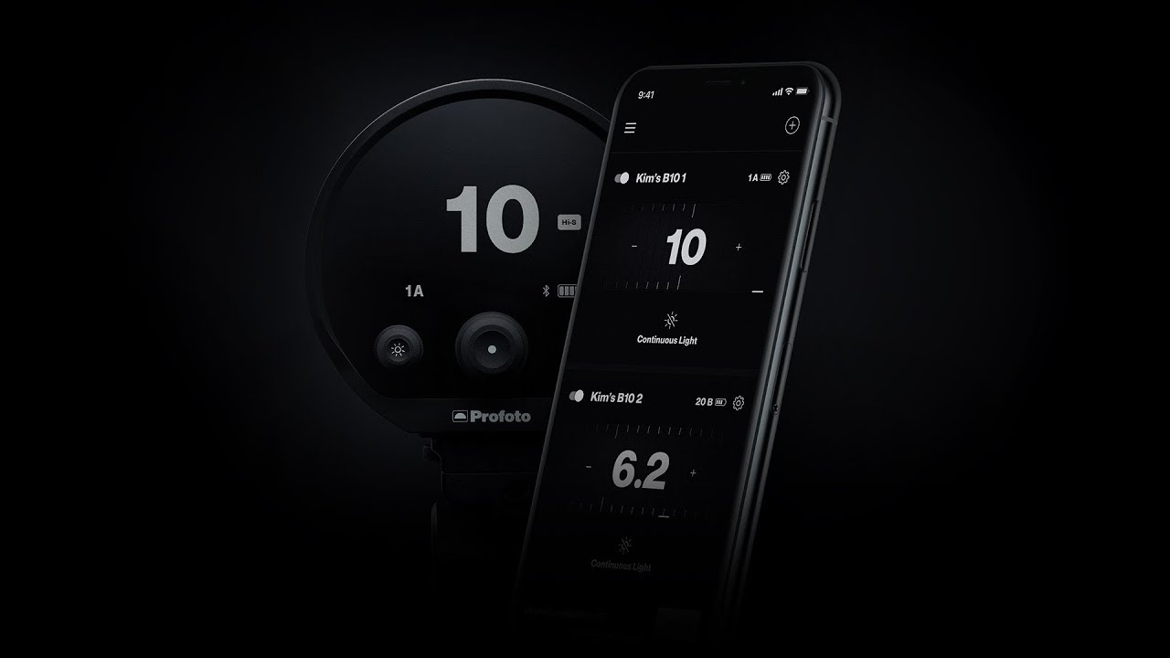 Profoto app - Light shaping from the palm of your hand