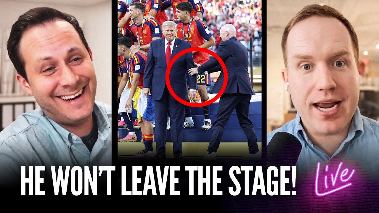 Trump Loudly Booed, Refuses to Leave Stage During World Cup Trophy Ceremony | MAGA Mondays