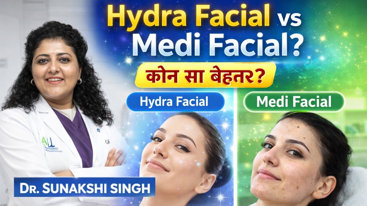 Instant Glow या Skin Treatment? | Hydra Facial vs Medi Facial Full Guide | Dr. Sunakshi Singh