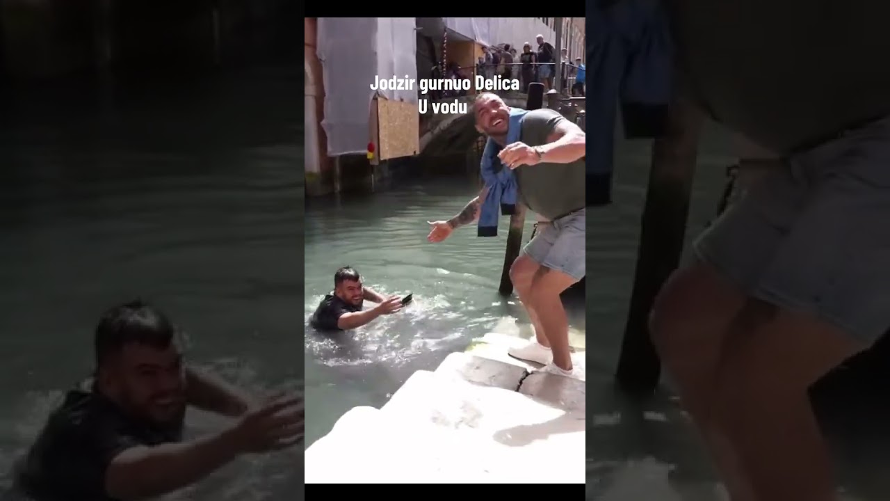 Jodžir gurnuo Delića u vodu... #jodzir #delic #lux27 #humor #trending #fyp #vasobakocevic