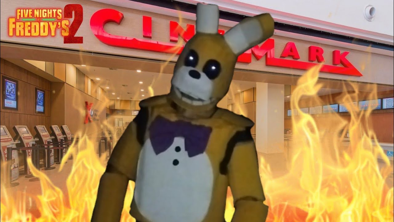 Hice mi COSPLAY de SPRINGBONNIE  para ir al cine