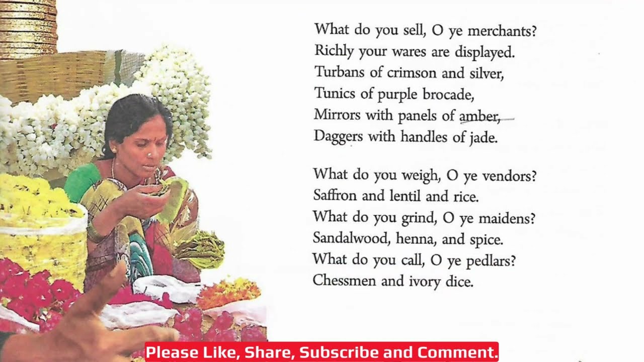In the Bazaars of Hyderabad by Sarojini Naidu | Ratna Sagar | Class 8 | English | NCERT | CBSE