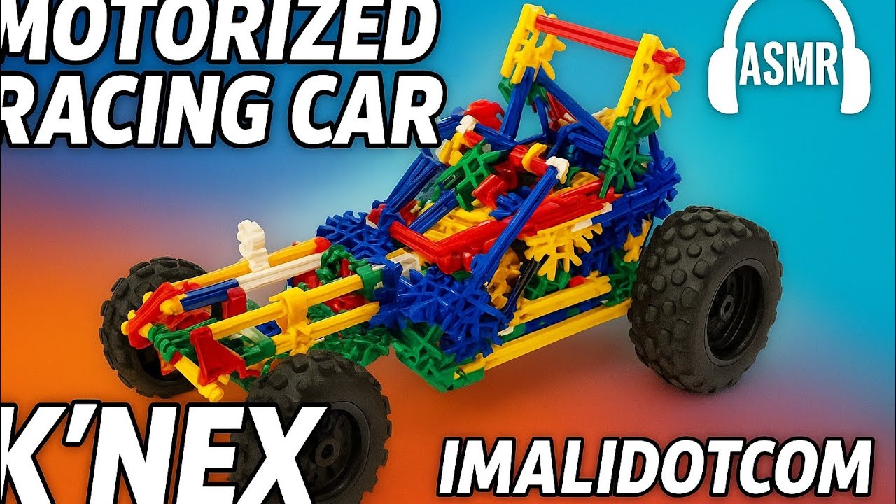 Build Motorized Racing Car Build Maxima K’Nex DIY Construction Set 🚗 💨 