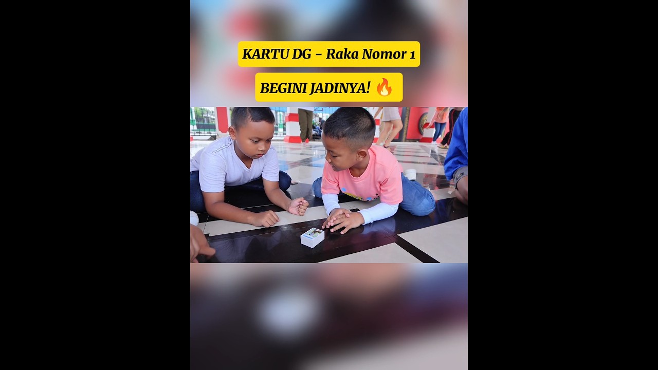 Ampuhnya Tepuk TERBARU RAKA Untuk Kartu DG 🔥🔥 #permainananak #tepukkartu