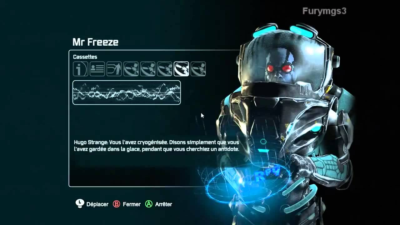 Entretiens Mr.Freeze, Arkham City FR