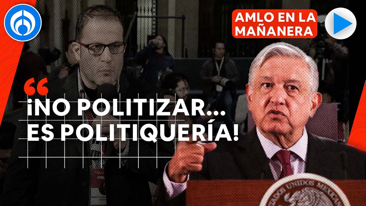 AMLO discutió y se enojó con reportero durante la mañanera