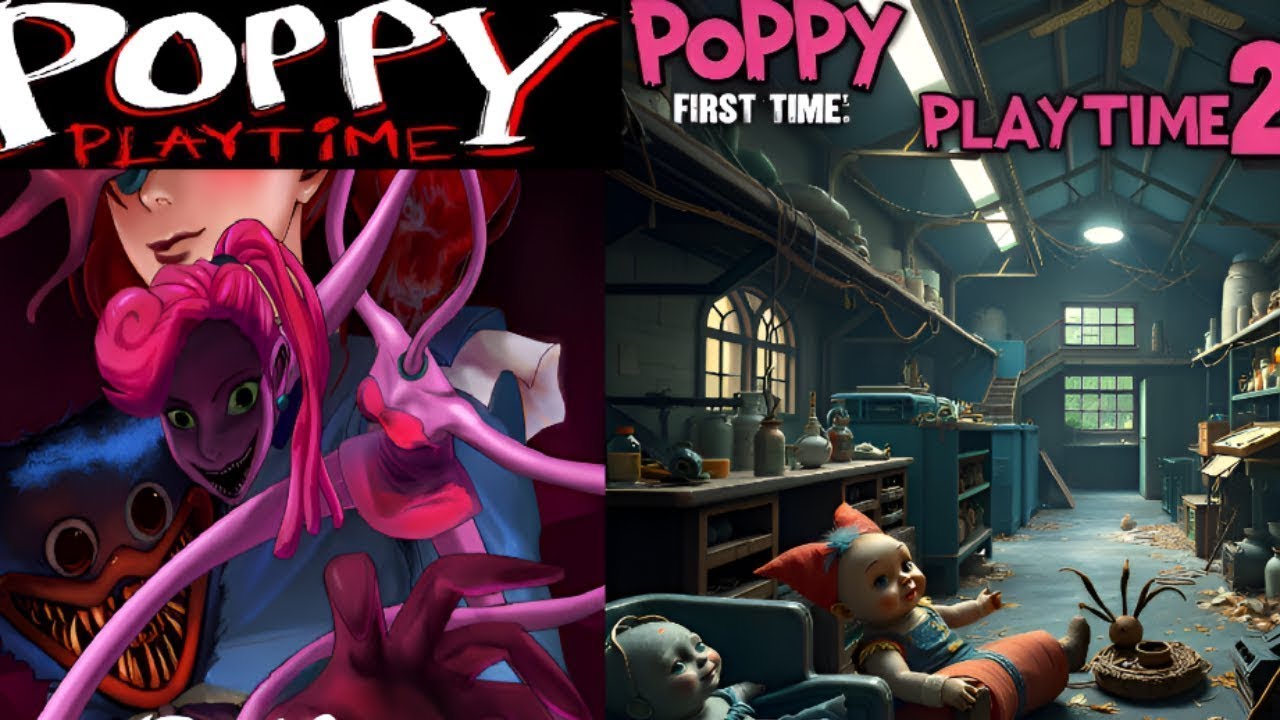 Poppy Playtime: Chapter 1,2-Full Gameplay