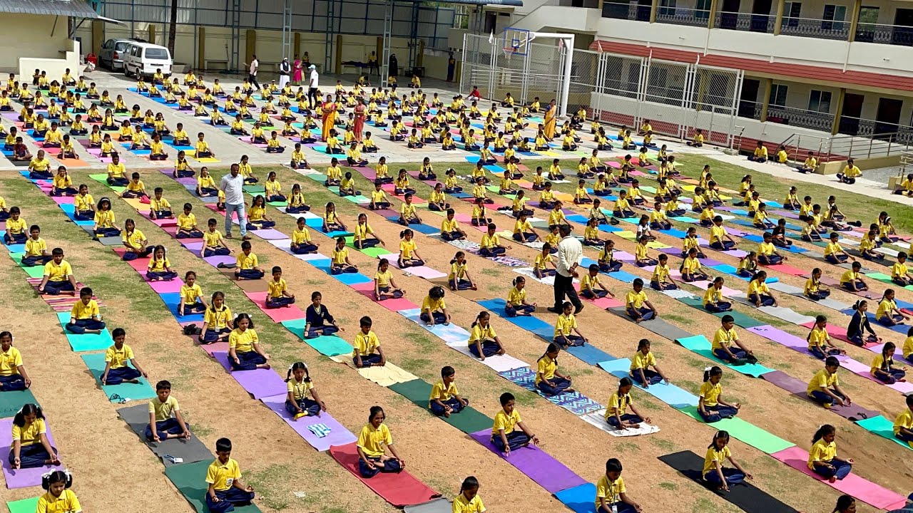 International Yoga Day Celebration | Santhome Public School.