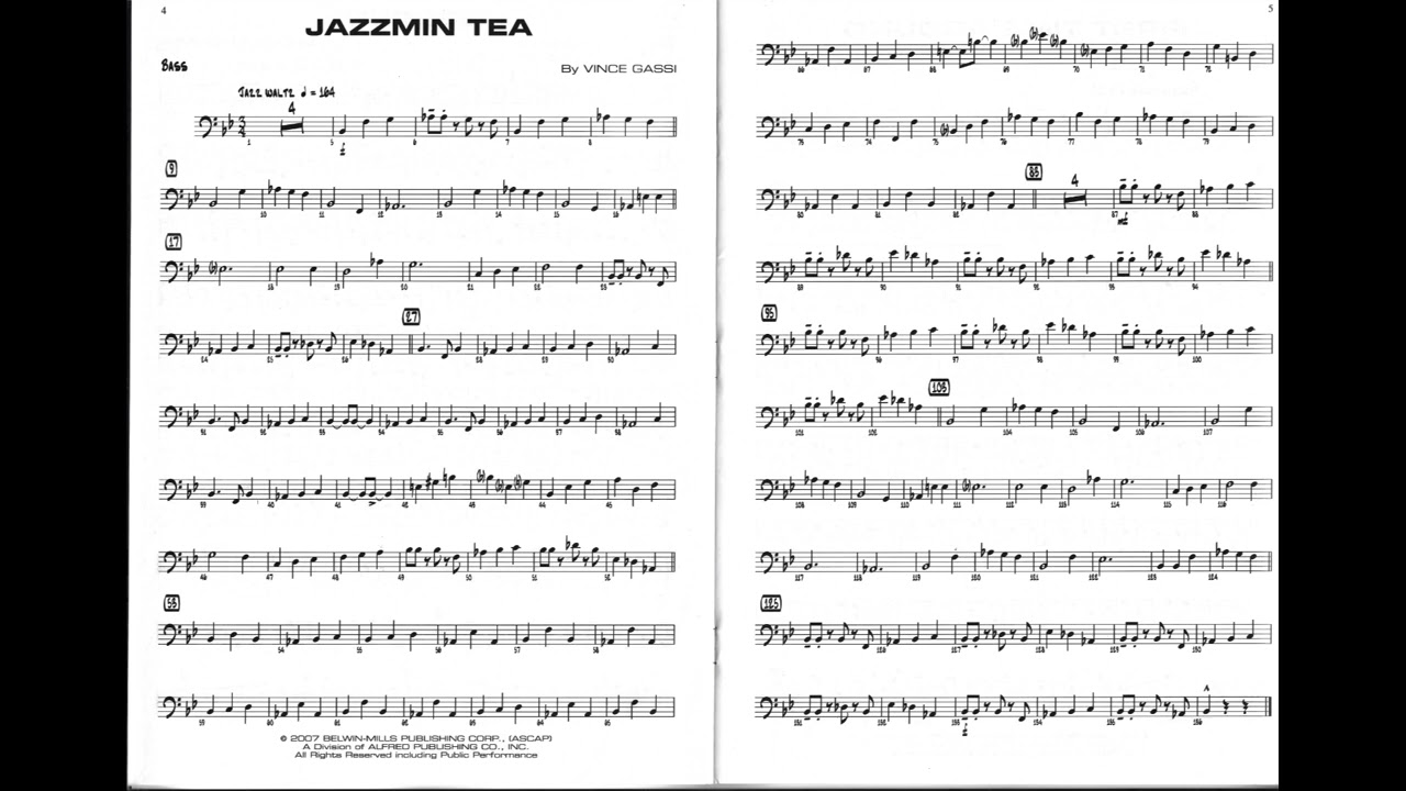 [Bass Practice] Jazzmin Tea