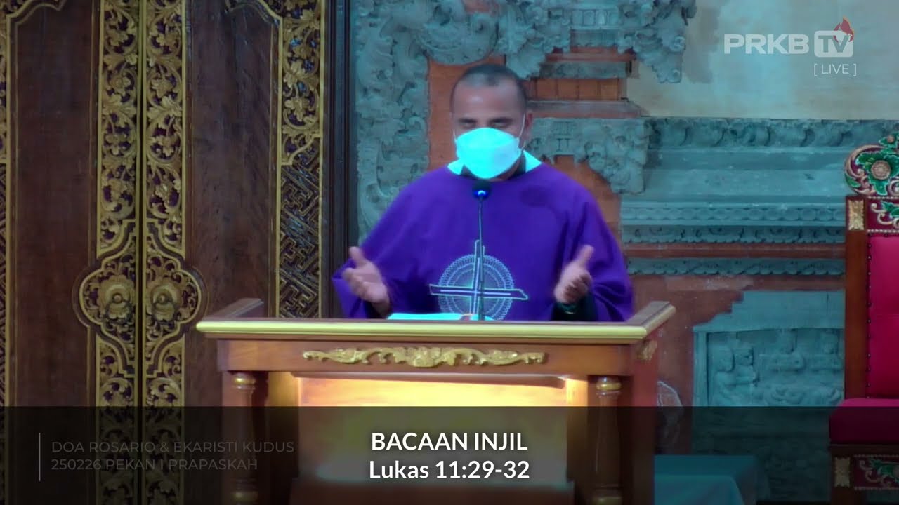 Bacaan Injil dan renungan hari ini 25 Februari 2026 - Lukas 11:29-32