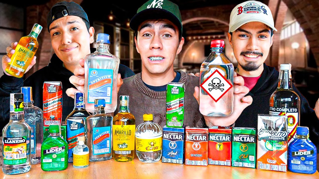 Probamos todo los aguardientes del mercado, ilegales y legales 
