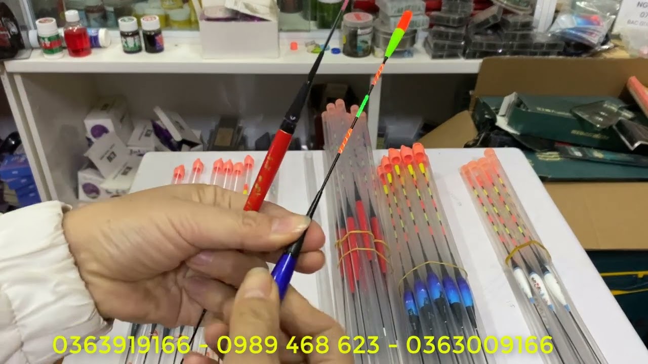 Phao chuyên câu cá rô phi dành cho ban đêm, ngọn đổi màu, tăm phao sáng, bầu phao chuẩn - câu đơn