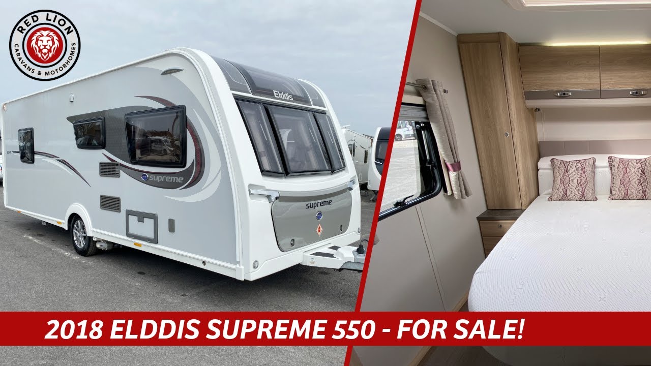 2018 ELDDIS SUPREME 550 TOURING CARAVAN - FOR SALE!