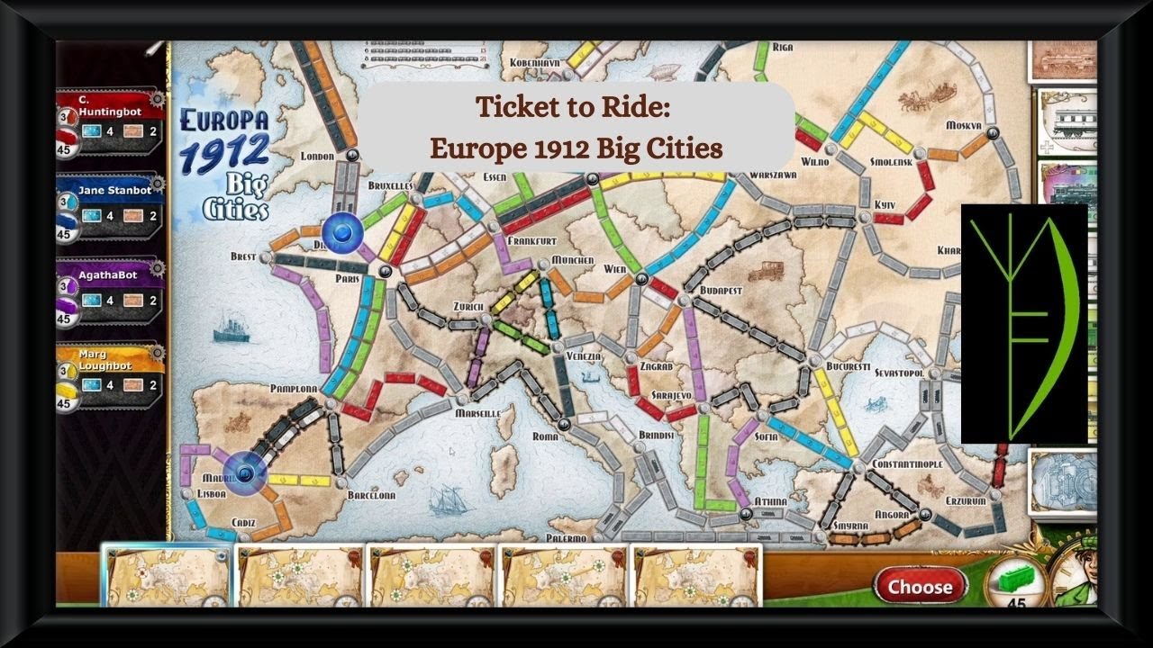 Ticket to Ride: Europe 1912 Big Cities