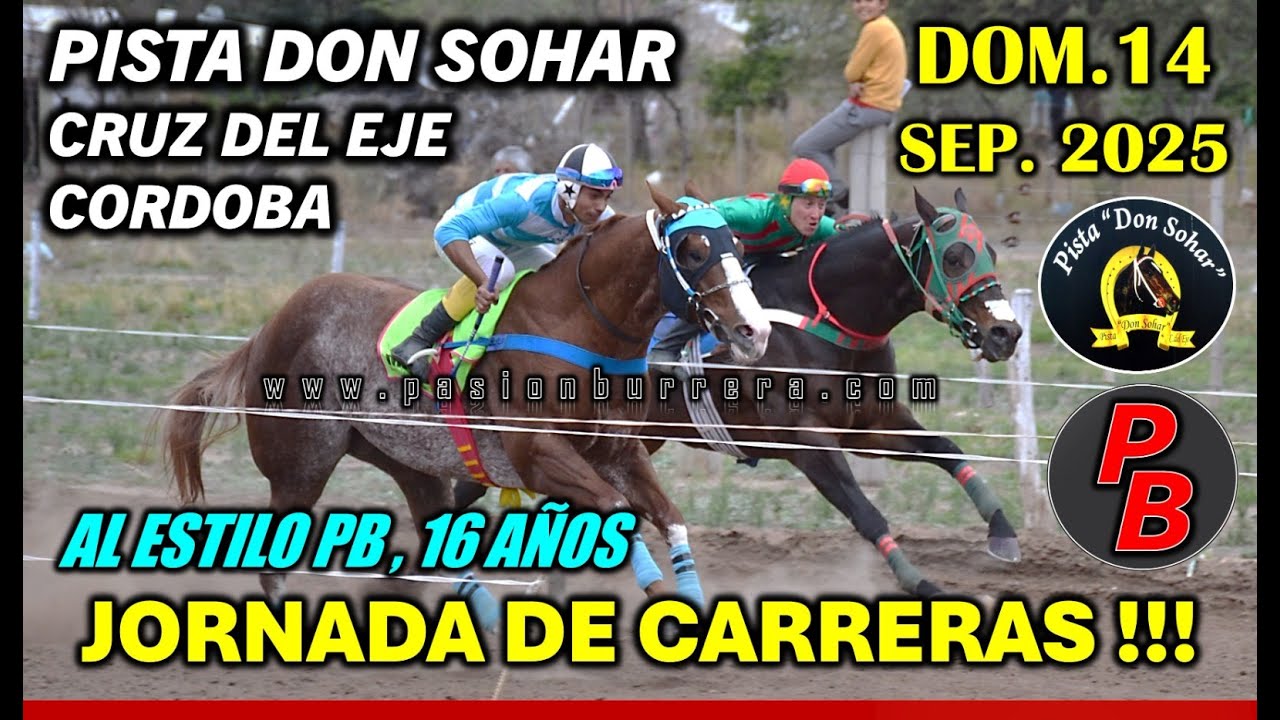 CARRERAS PISTA DON SOHAR - CRUZ DEL EJE, CORDOBA (14-09-2025)