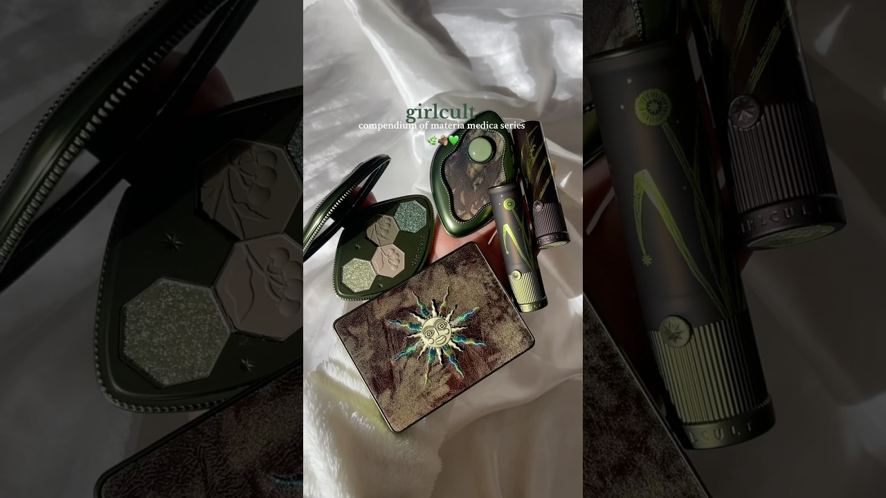 GIRLCULT COMPENDIUM OF MATERIA MEDICA unboxing!! 🌿🤎 #cbeauty #girlcult