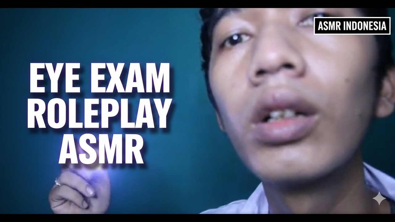 Eye exam roleplay | ASMR Indonesia