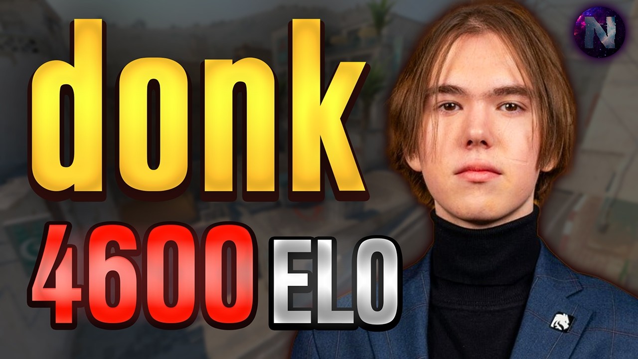 DONK Makes 4000 Elo FACEIT Look Too Easy! donk POV with COMMs (Dust 2)
