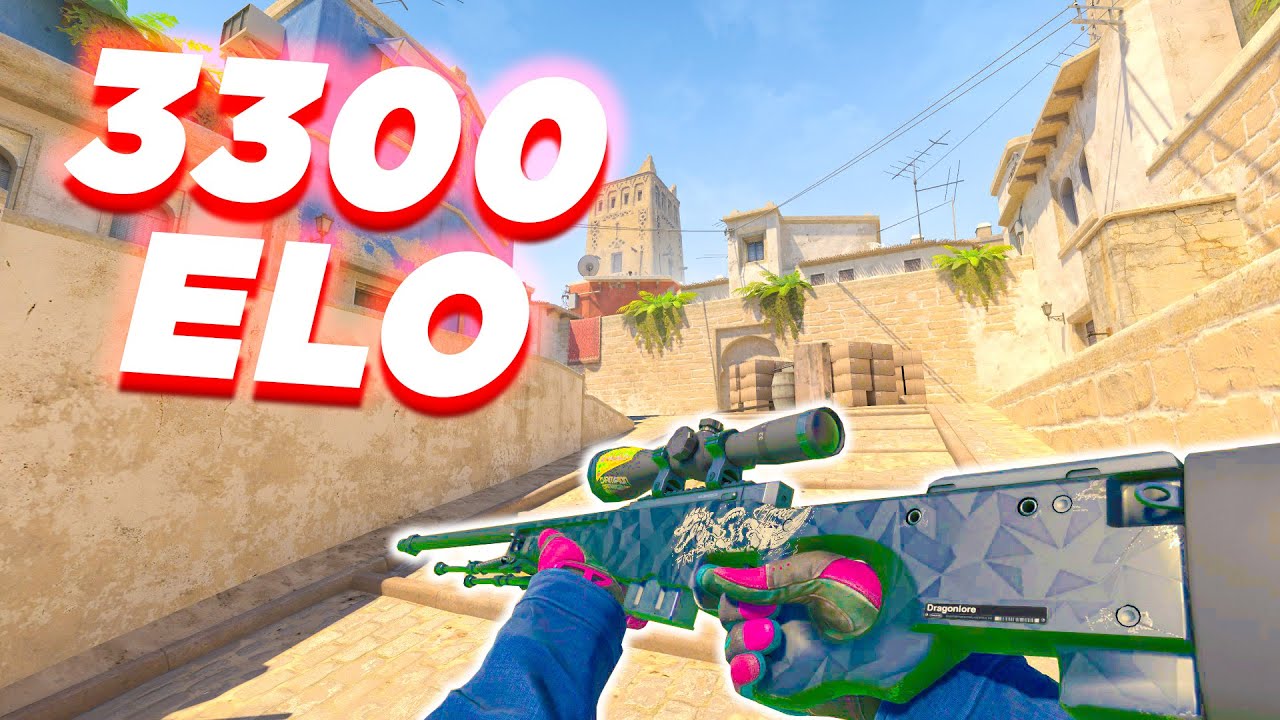Соло-очередь Mirage в 3300 ELO (геймплей CS2 Faceit)