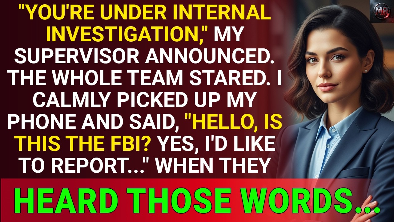 My Manager Said I Was Under Investigation—So I Called My Real Employer
