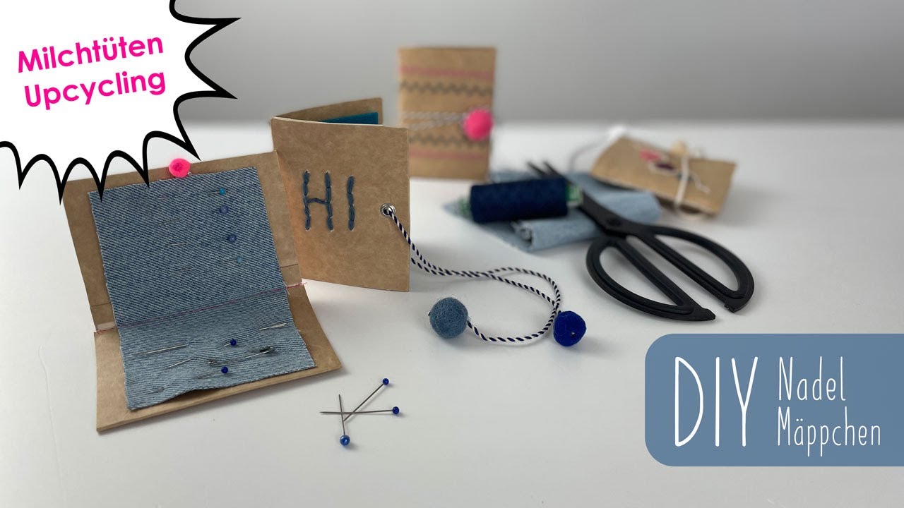 DIY Nadelmäppchen | Milchtüten Upcycling | selber nähen